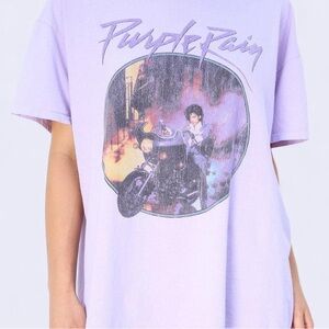 Brandy Melville Purple Rain Prince tee